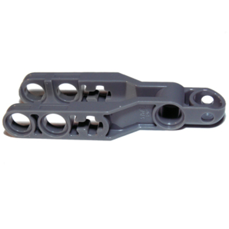 Technic, Stuur Arm 6x2 met afgeronde kogel houders Dark Bluish Gray